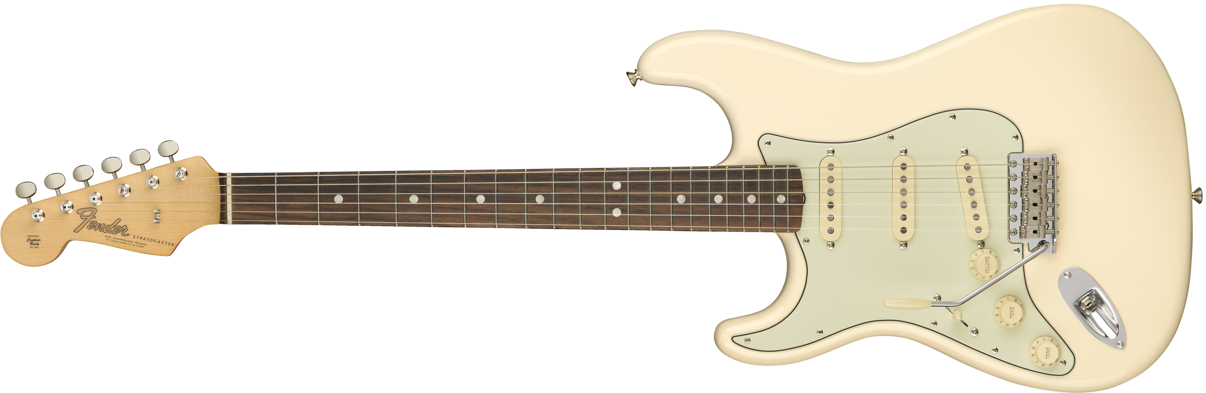 American Original '60s Stratocaster® Left-Hand, Rosewood Fingerboard, Olympic White