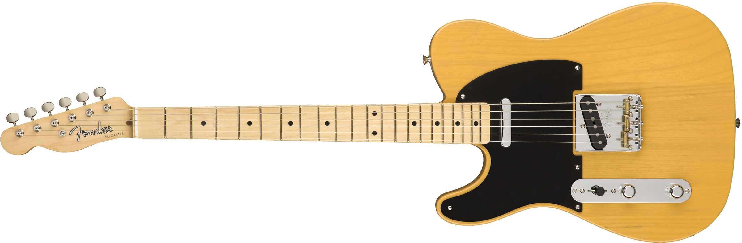 American Original '50s Telecaster® Left-Hand, Maple Fingerboard, Butterscotch Blonde