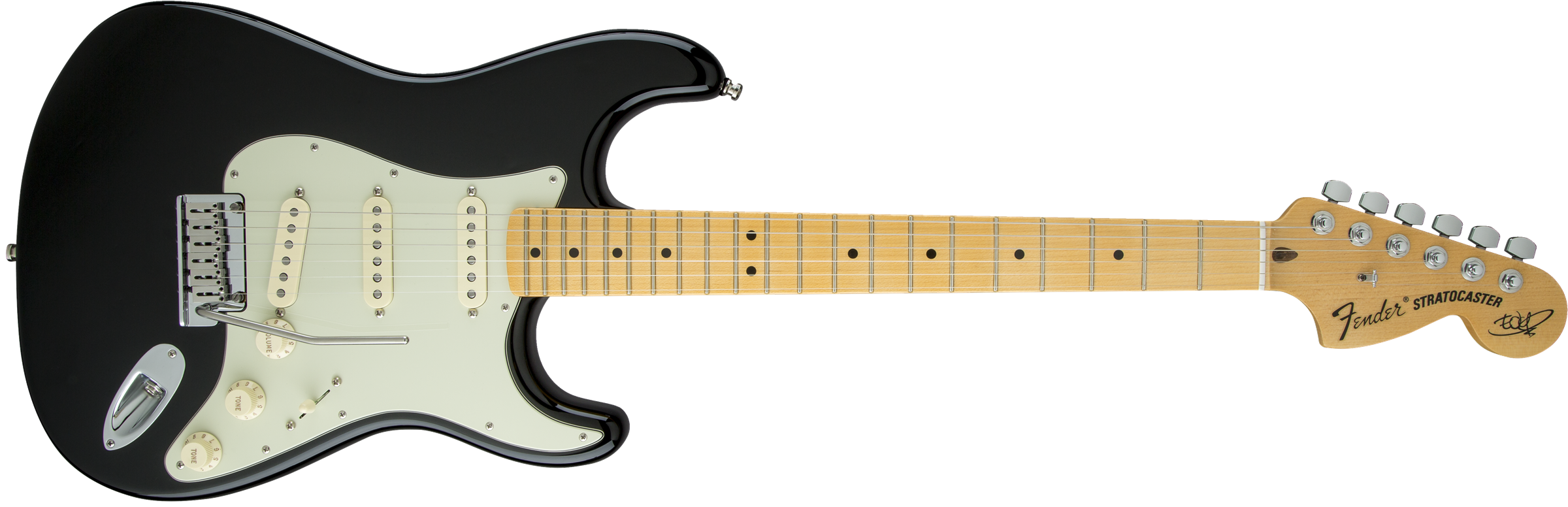 The Edge Strat®, Maple Fingerboard, Black