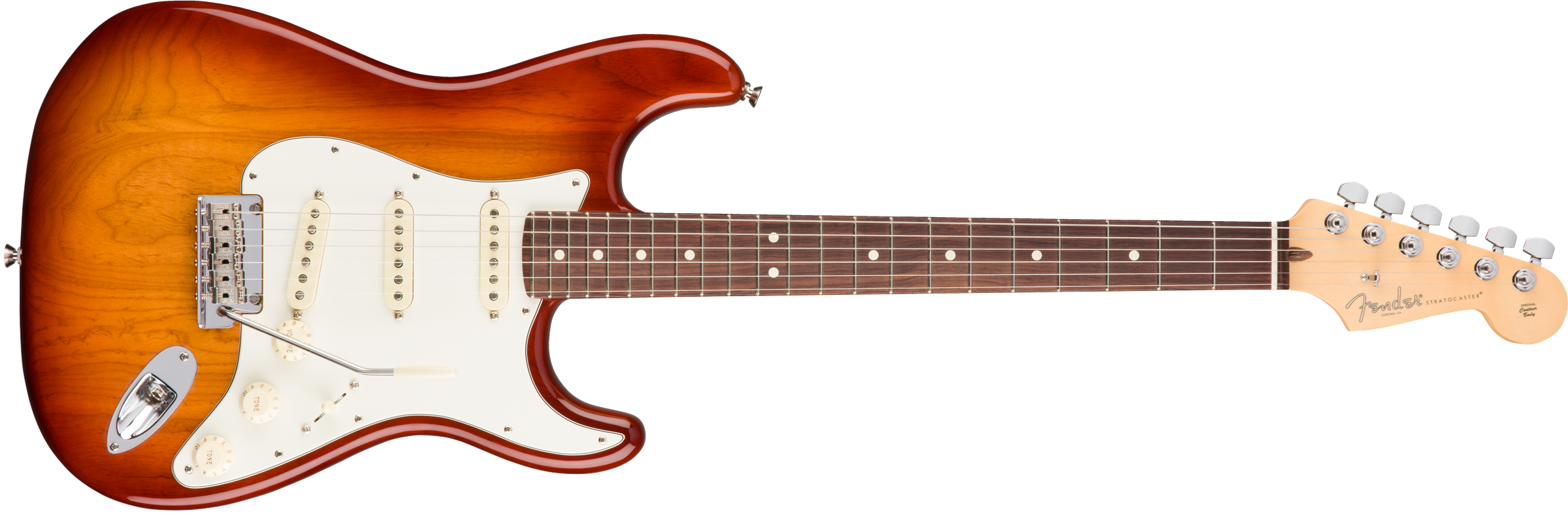 American Pro Stratocaster®, Maple Fingerboard, Sienna Sunburst