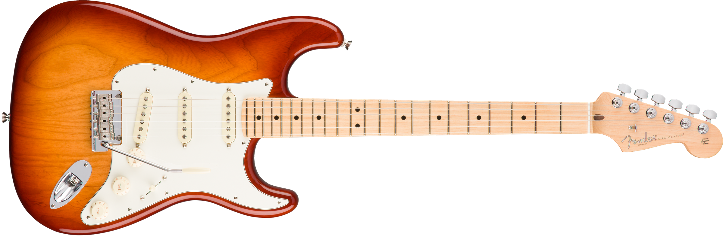 American Pro Stratocaster®, Maple Fingerboard, Sienna Sunburst