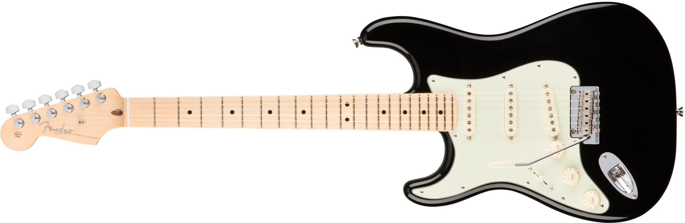 American Pro Stratocaster® Left-Hand, Rosewood Fingerboard, Black