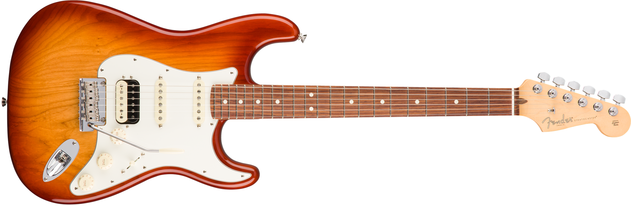 American Pro Stratocaster® HSS ShawBucker™, Maple Fingerboard, Antique Olive