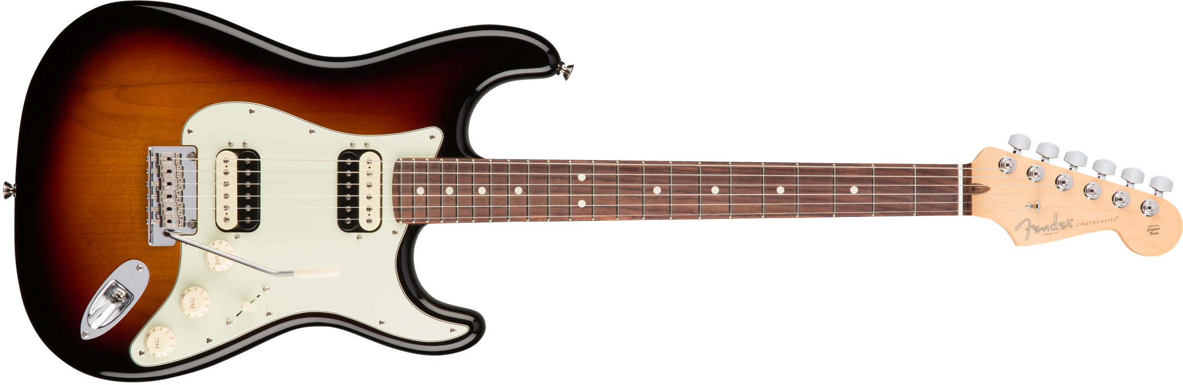 American Pro Stratocaster® HH ShawBucker™, Rosewood Fingerboard, Olympic White