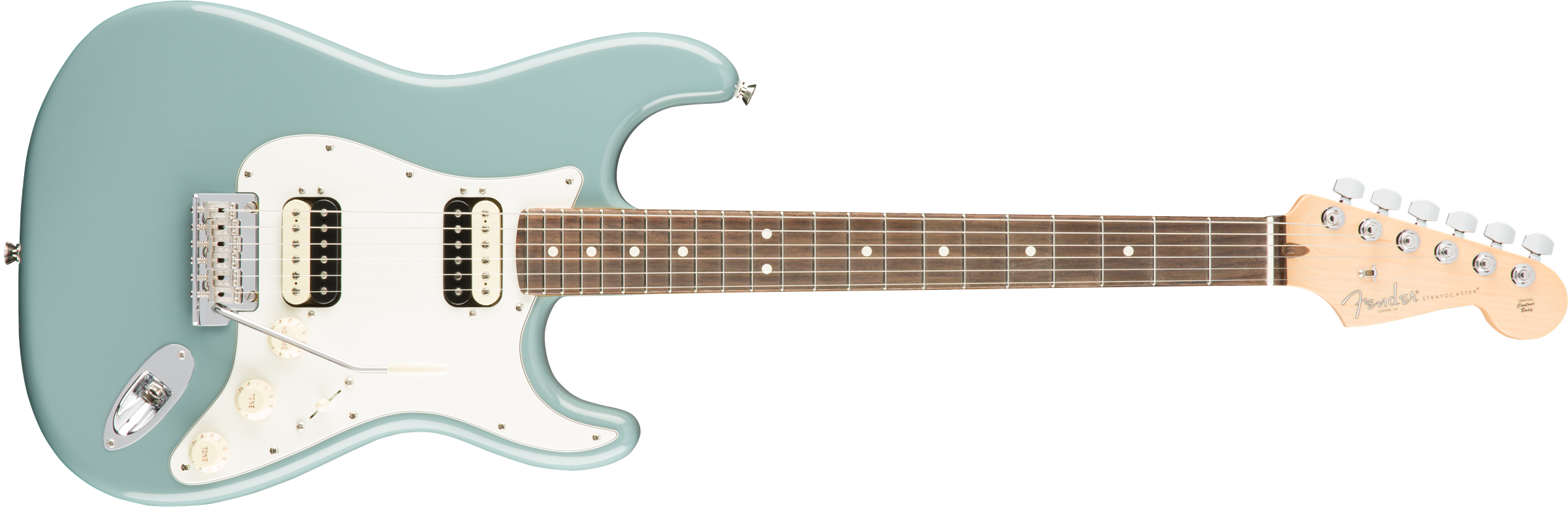 American Pro Stratocaster® HH ShawBucker™, Rosewood Fingerboard, Olympic White