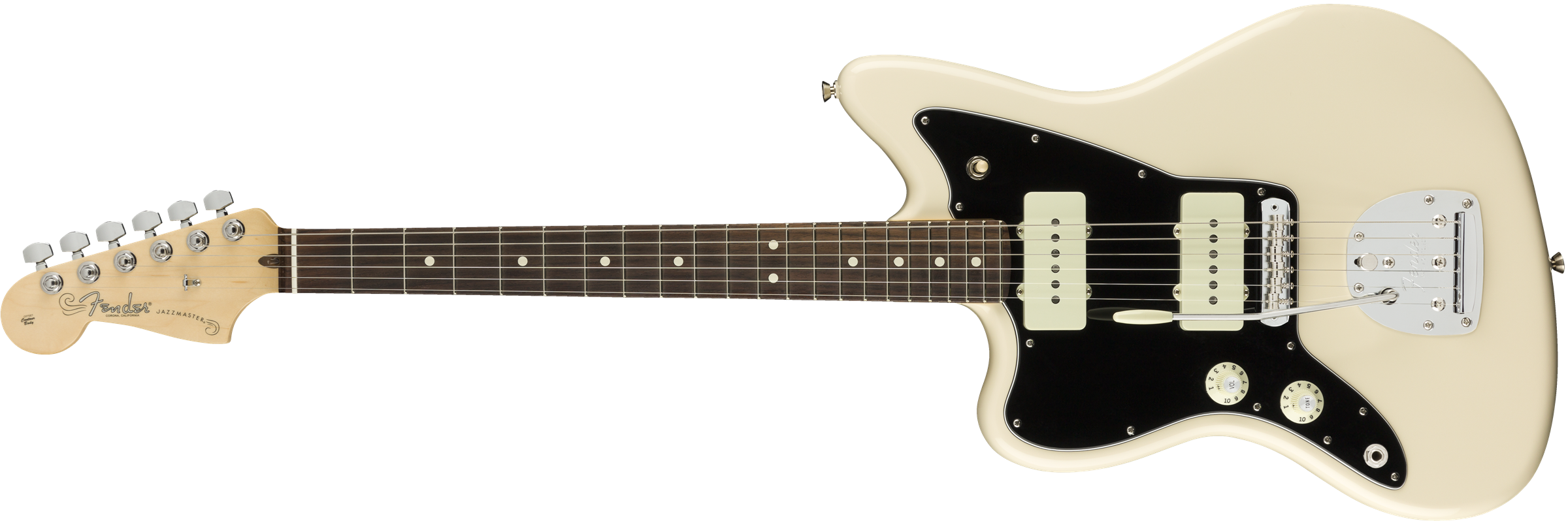 American Pro Left-Handed Jazzmaster®, Maple Fingerboard, Mystic Seafoam