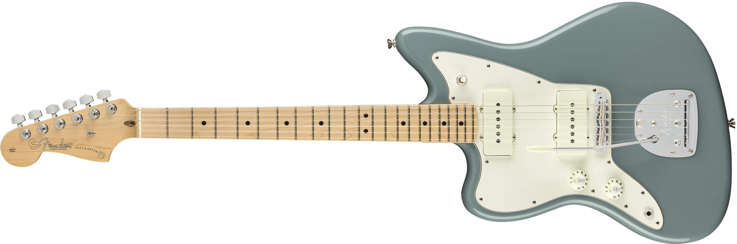 American Pro Left-Handed Jazzmaster®, Maple Fingerboard, Mystic Seafoam