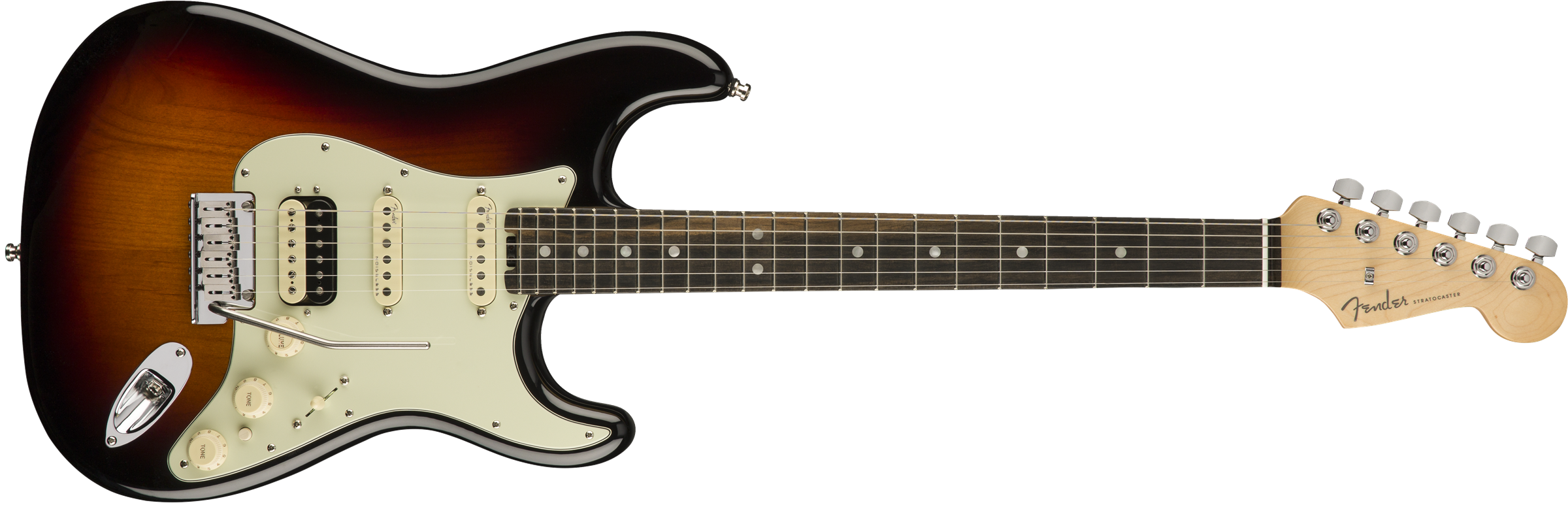 American Elite Stratocaster® HSS ShawBucker™, Ebony Fingerboard, Olympic Pearl