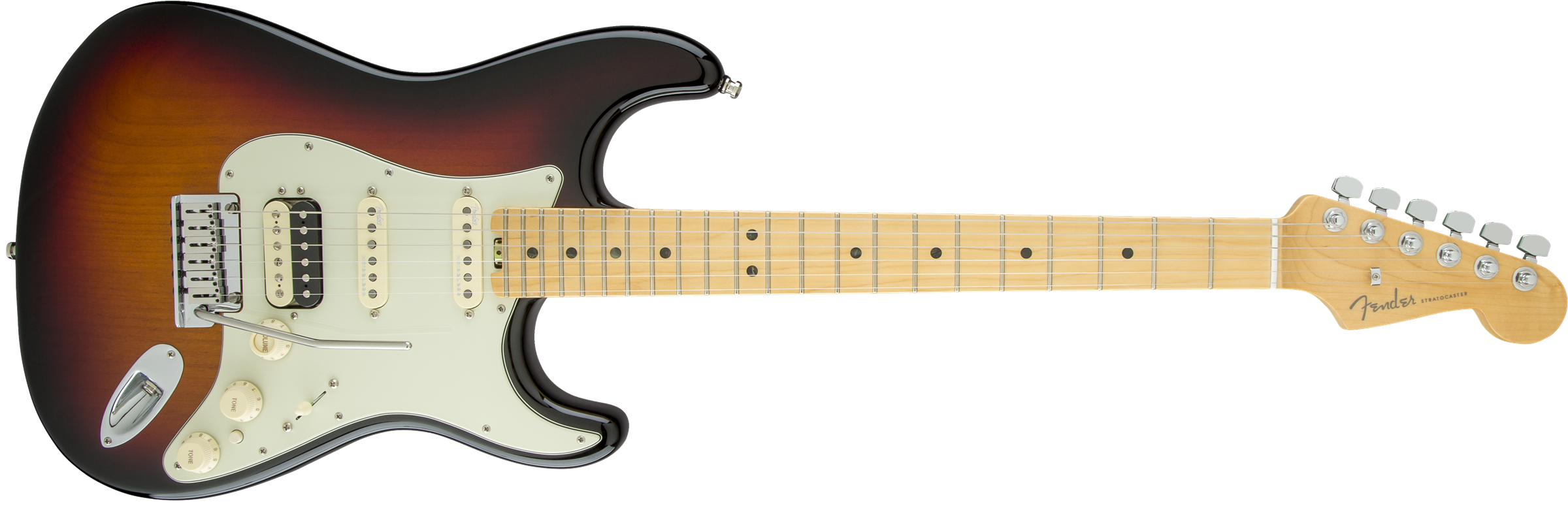 American Elite Stratocaster® HSS ShawBucker™, Ebony Fingerboard, Olympic Pearl