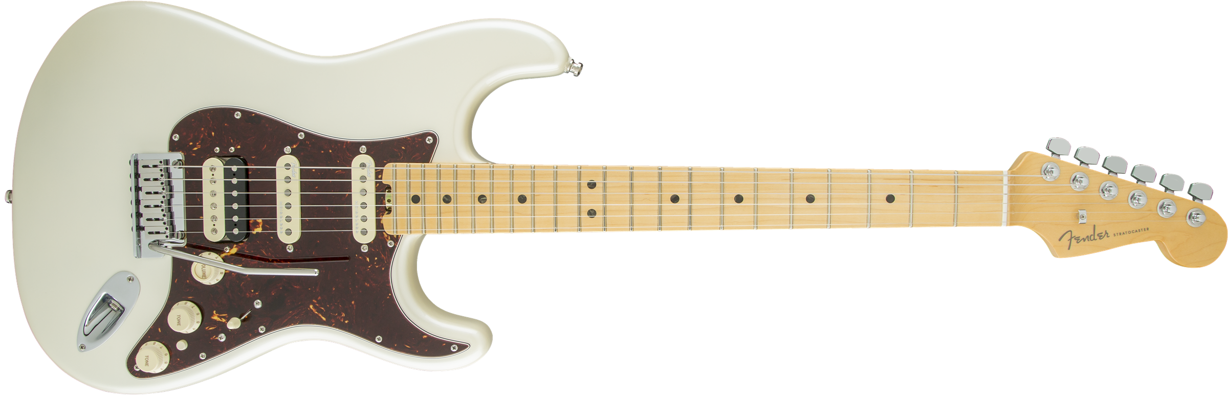 American Elite Stratocaster® HSS ShawBucker™, Ebony Fingerboard, Olympic Pearl