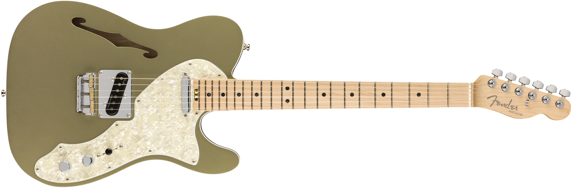 American Elite Telecaster® Thinline, Maple Fingerboard, Natural