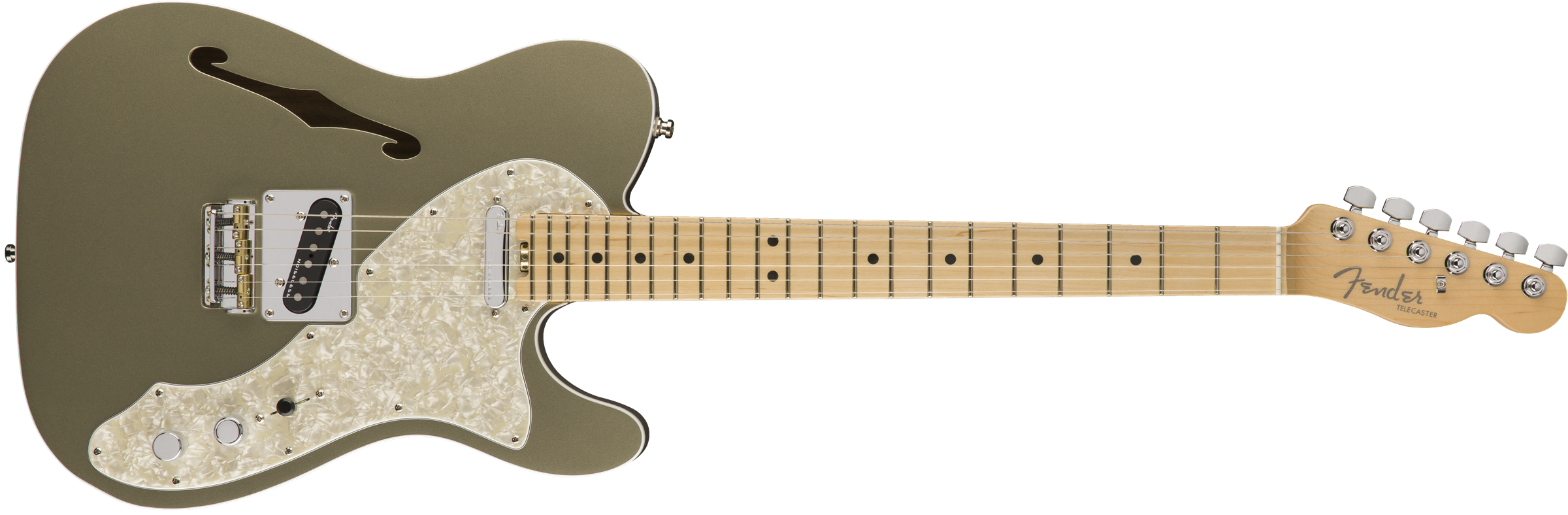 American Elite Telecaster® Thinline, Maple Fingerboard, Natural