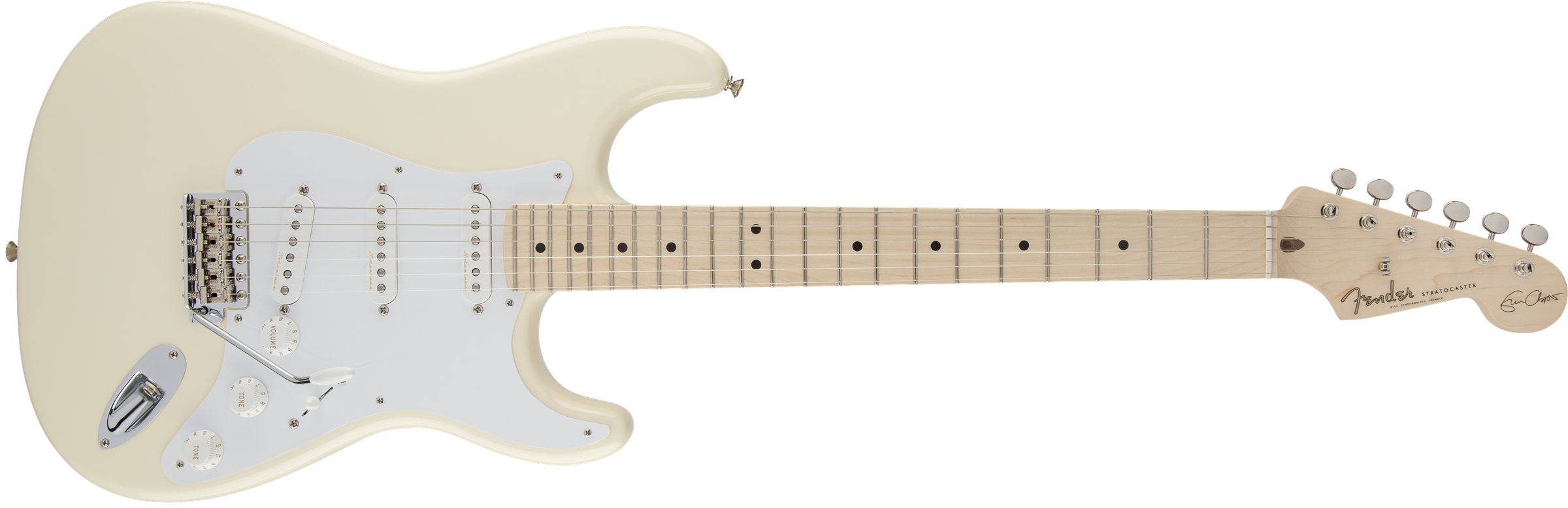 Eric Clapton Stratocaster®, Maple Fingerboard, Olympic White