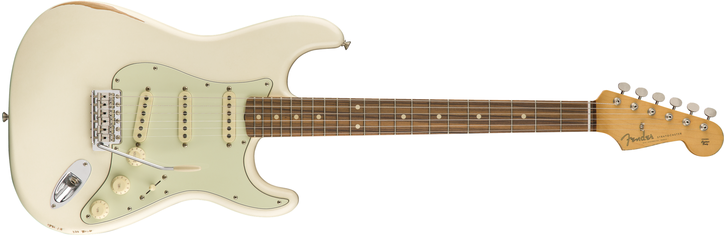 Road Worn® '60s Stratocaster®, Pau Ferro Fingerboard, Olympic White