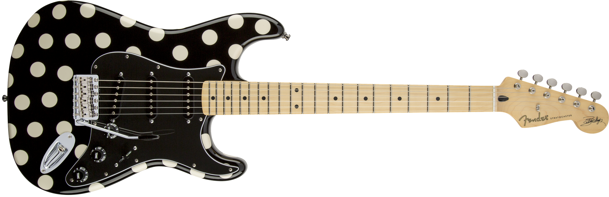 Buddy Guy Standard Stratocaster®, Maple Fingerboard, Polka Dot Finish