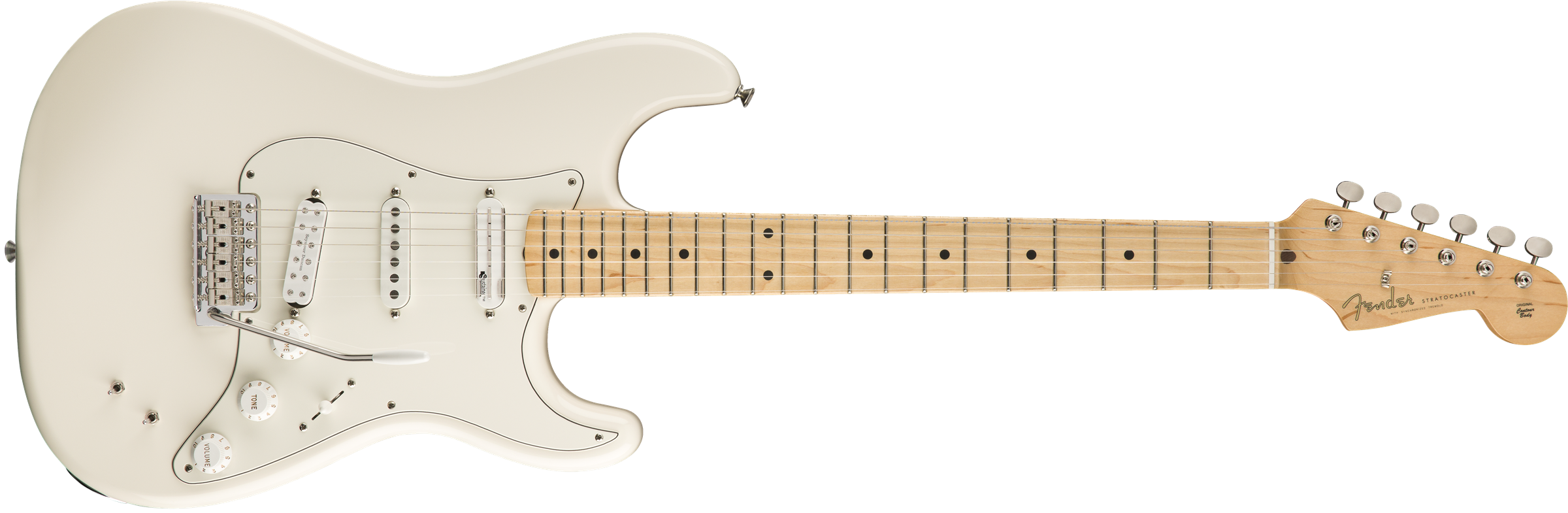 EOB Stratocaster®, Maple Fingerboard, Olympic White