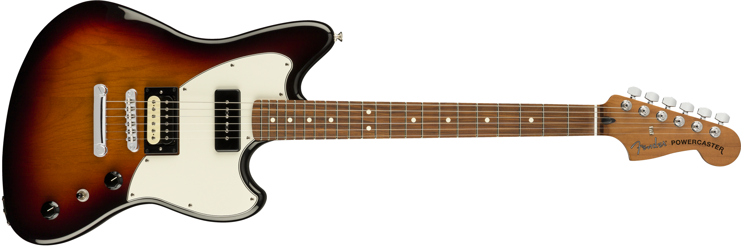 Fender® PowerCaster™, Pau Ferro Fingerboard, White Opal