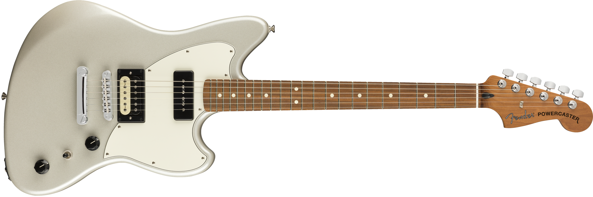 Fender® PowerCaster™, Pau Ferro Fingerboard, White Opal