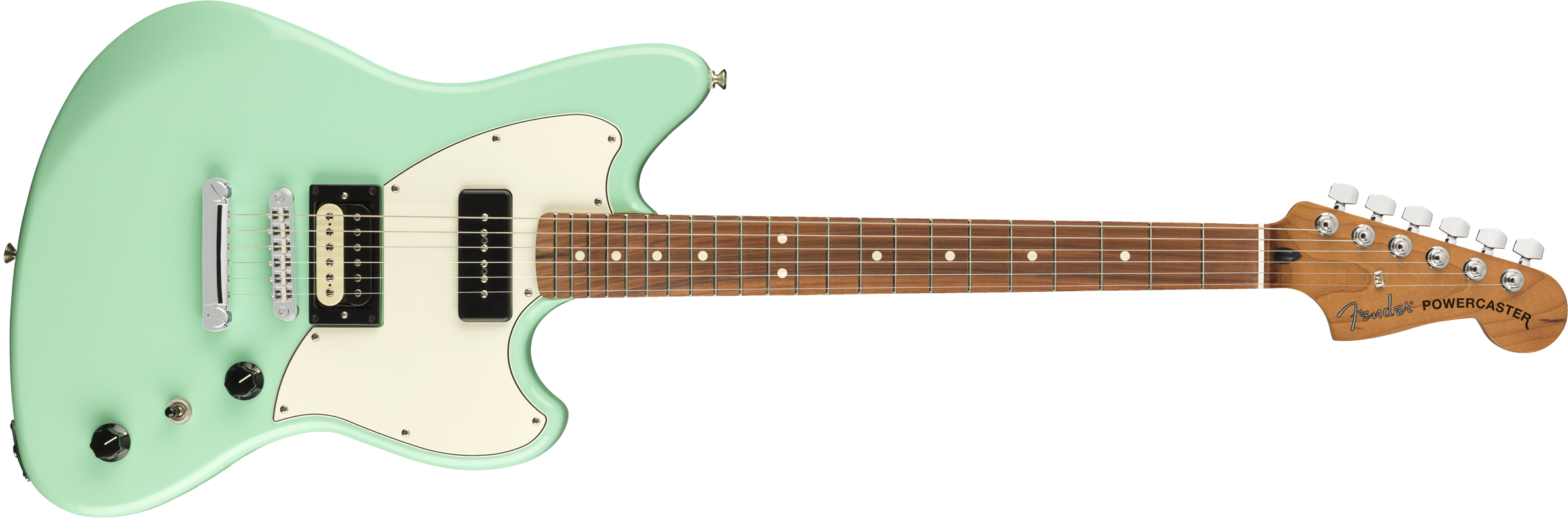 Fender® PowerCaster™, Pau Ferro Fingerboard, White Opal