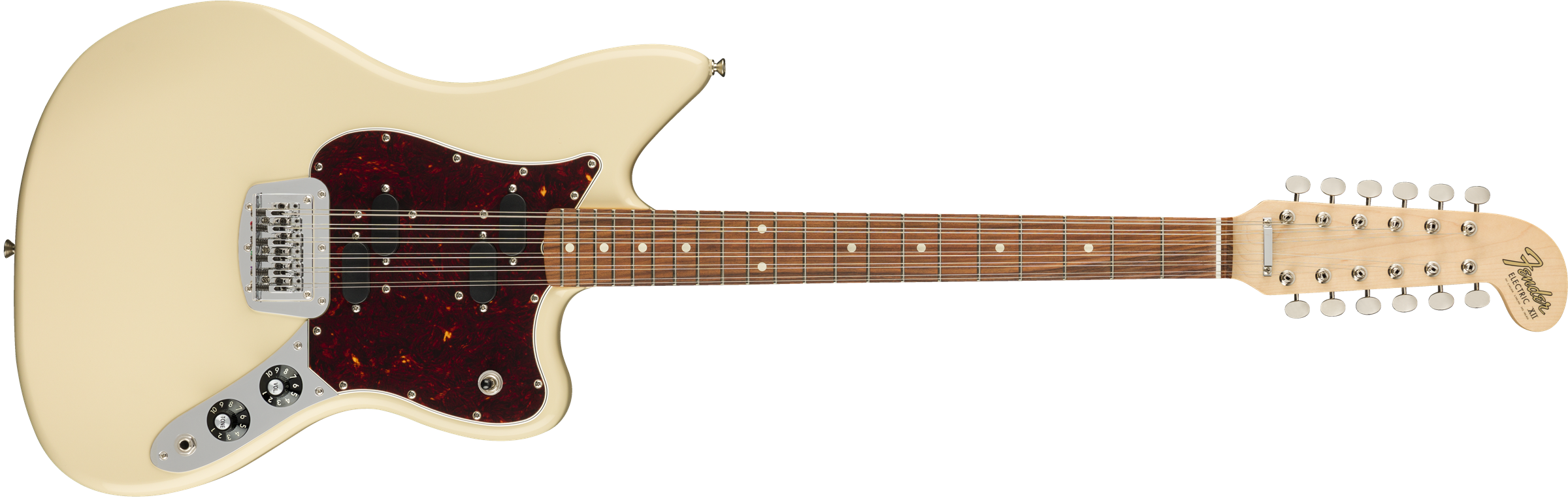 Fender® Electric XII, Pau Ferro Fingerboard, Olympic White