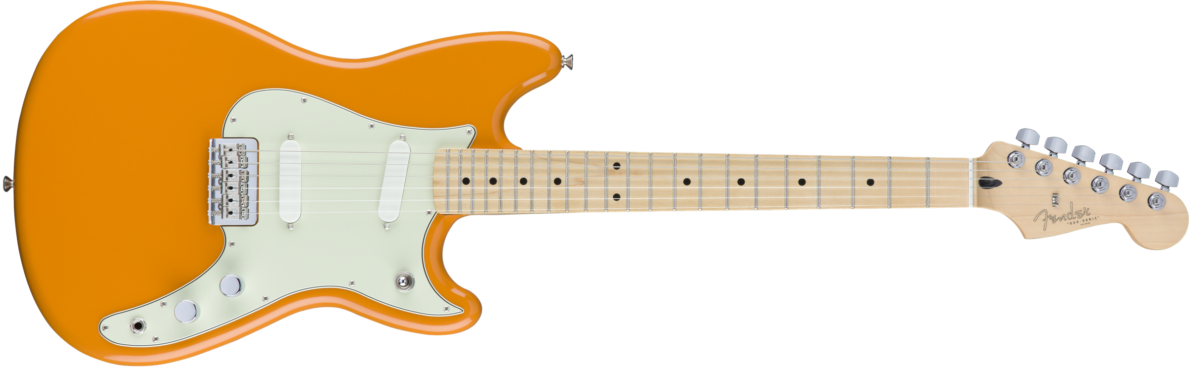 Duo-Sonic, Maple Fingerboard, Capri Orange