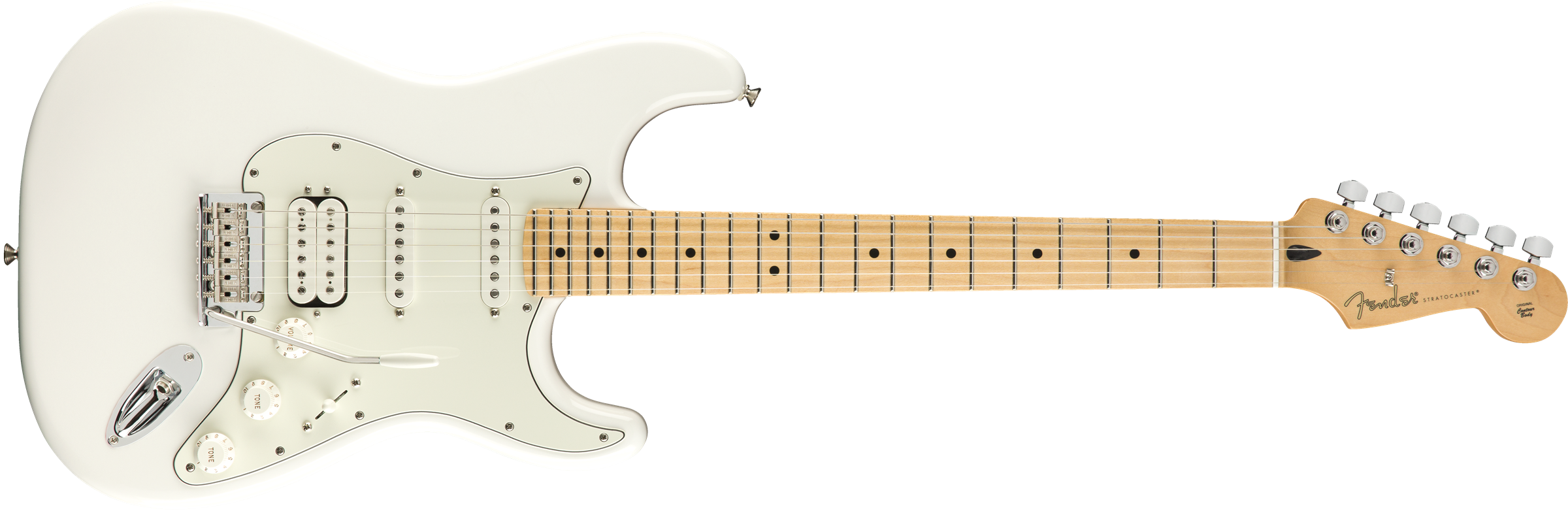 Player Stratocaster® HSS, Pau Ferro Fingerboard, Polar White