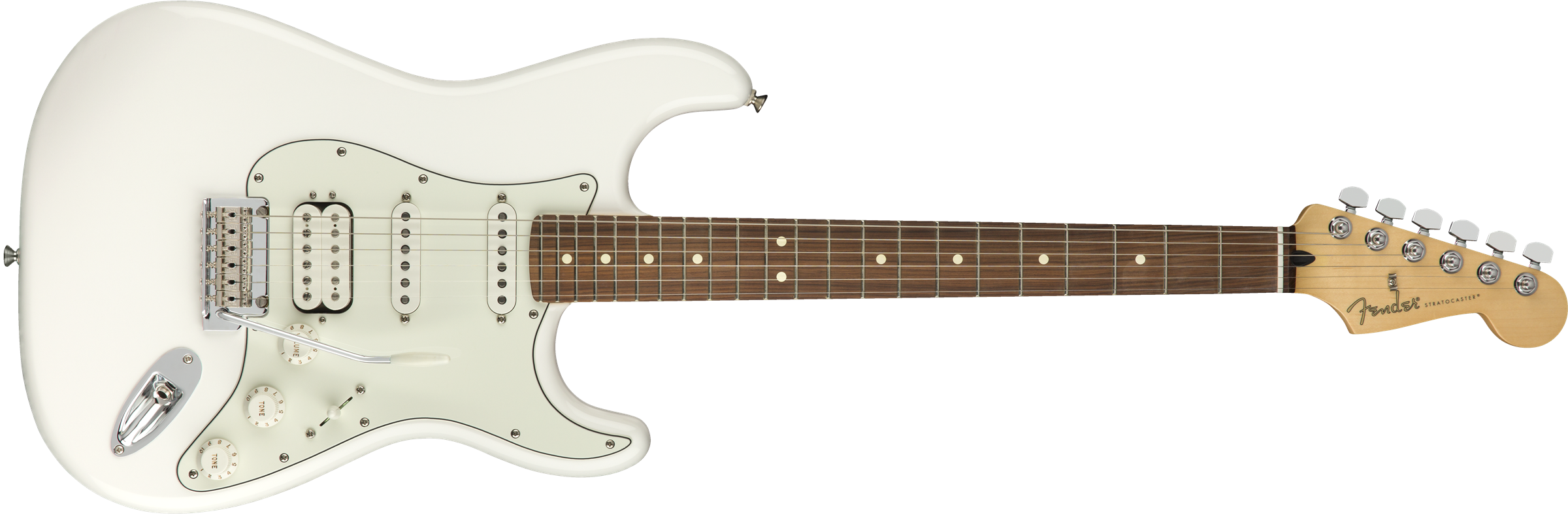 Player Stratocaster® HSS, Pau Ferro Fingerboard, Polar White