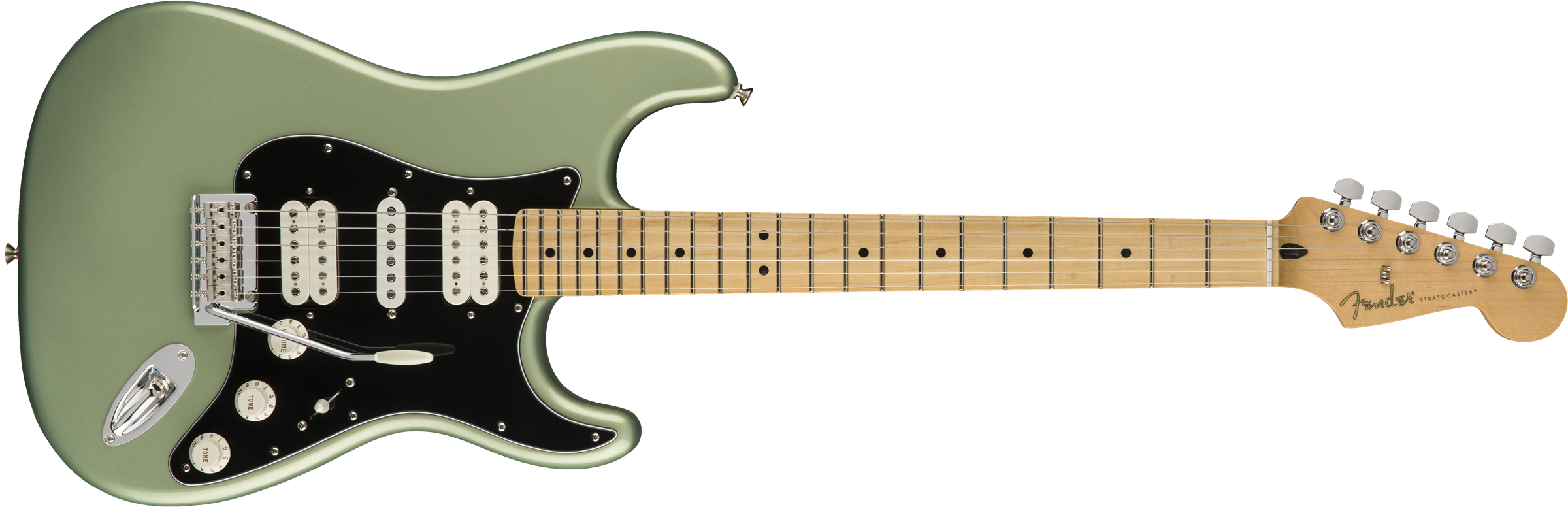 Player Stratocaster® HSH, Maple Fingerboard, Sage Green Metallic