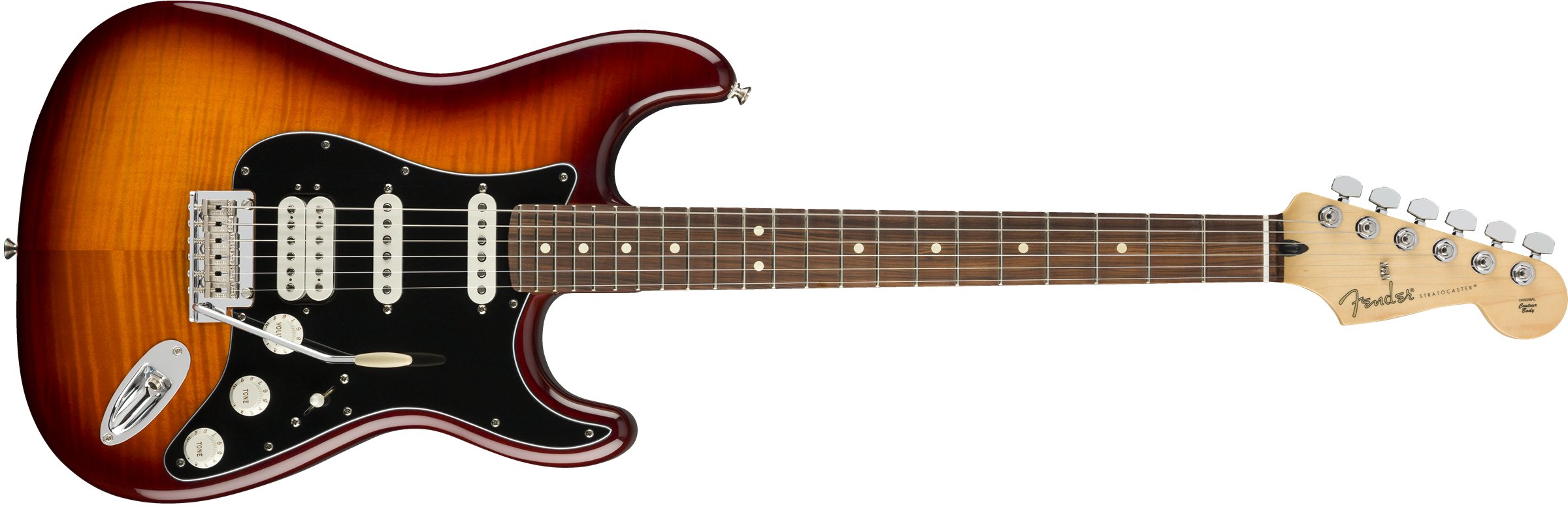 Player Stratocaster® HSS Plus Top, Maple Fingerboard, Aged Cherry Burst