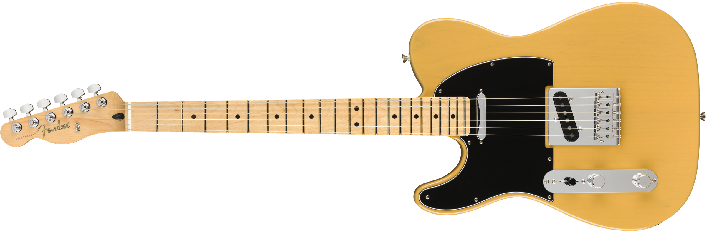 Player Telecaster® Left-Handed, Maple Fingerboard, Butterscotch Blonde