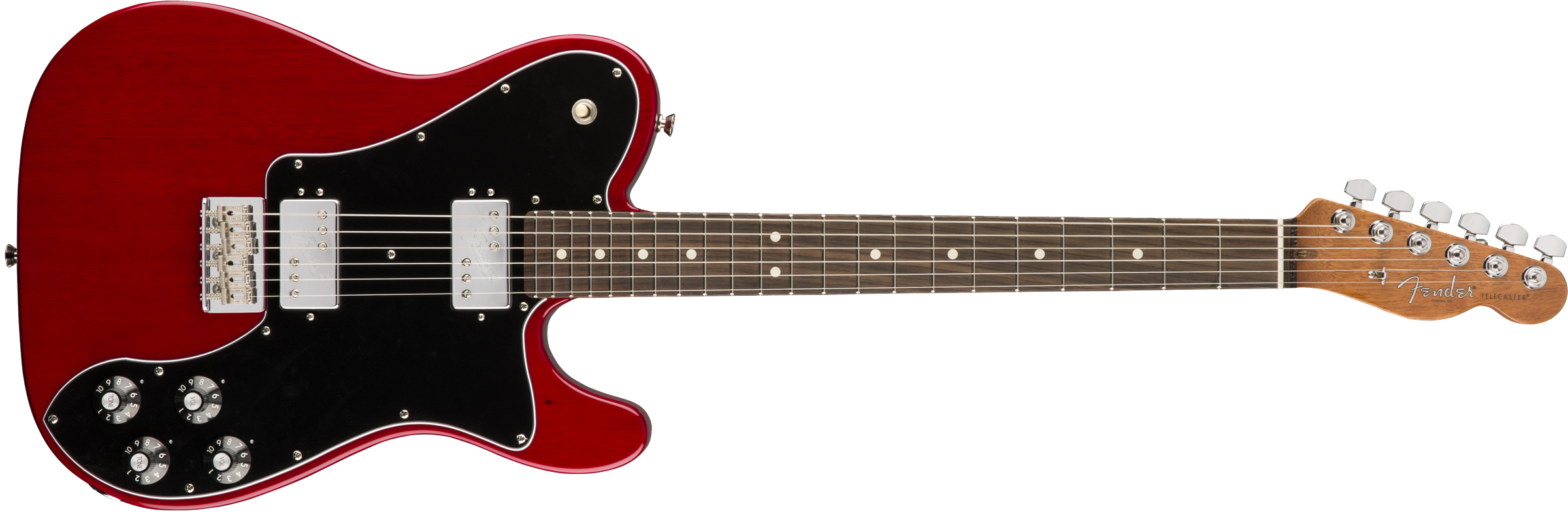 2017 Limited Edition American Professional Mahogany Tele® Deluxe ShawBucker™, Crimson Red Transparent