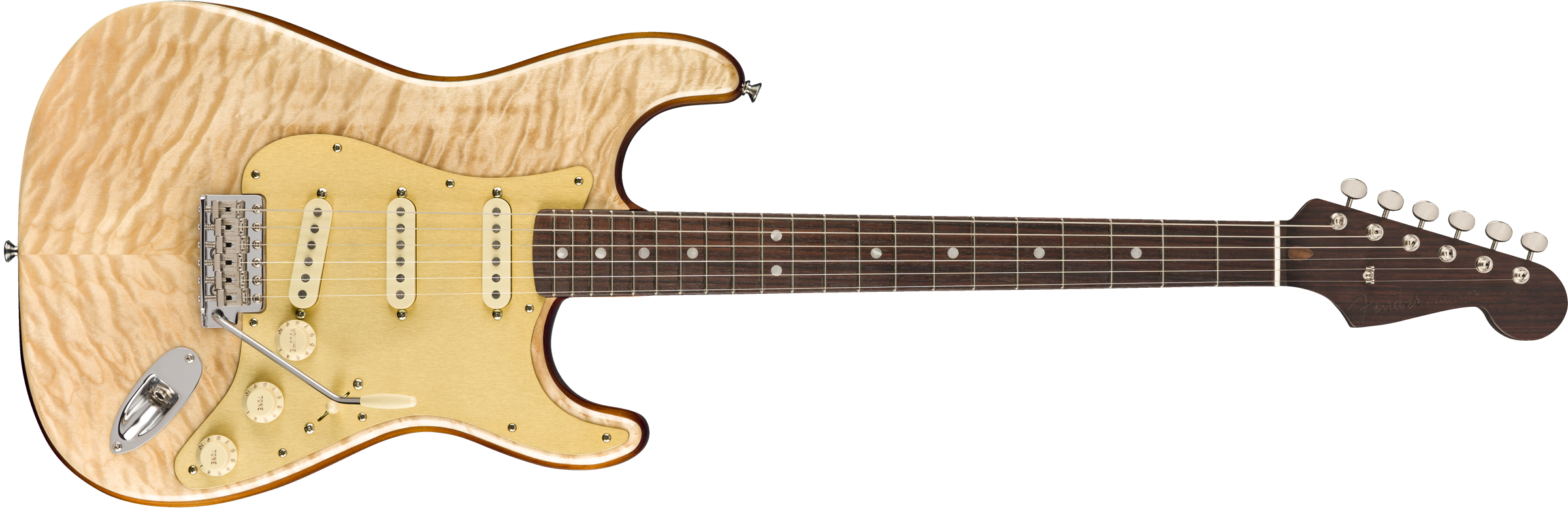 Rarities Quilt Maple Top Stratocaster®, Rosewood Neck, Natural