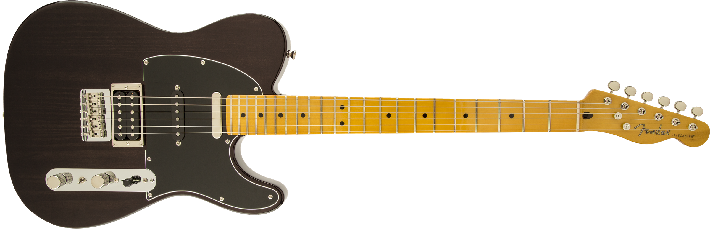 Modern Player Telecaster® Plus, Maple Fingerboard, Charcoal Transparent