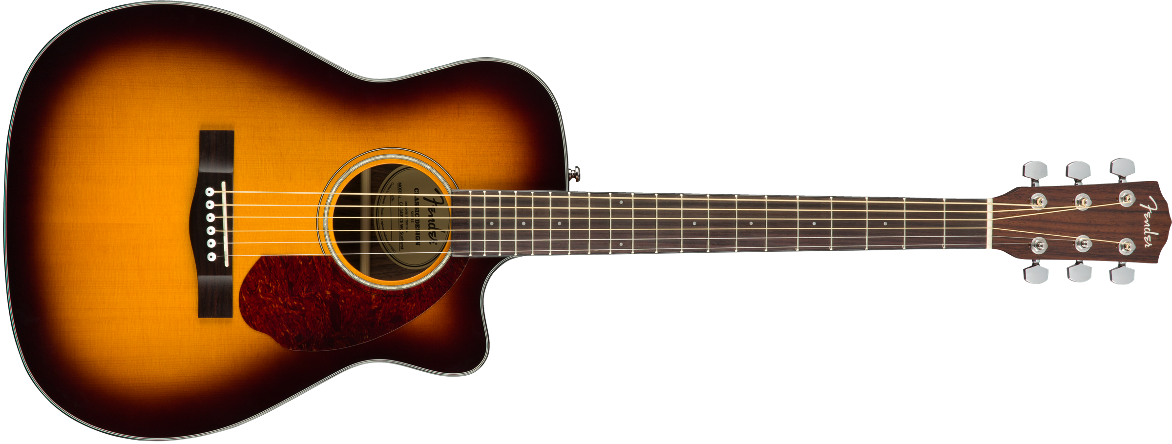 CC-140SCE with Case, Sunburst