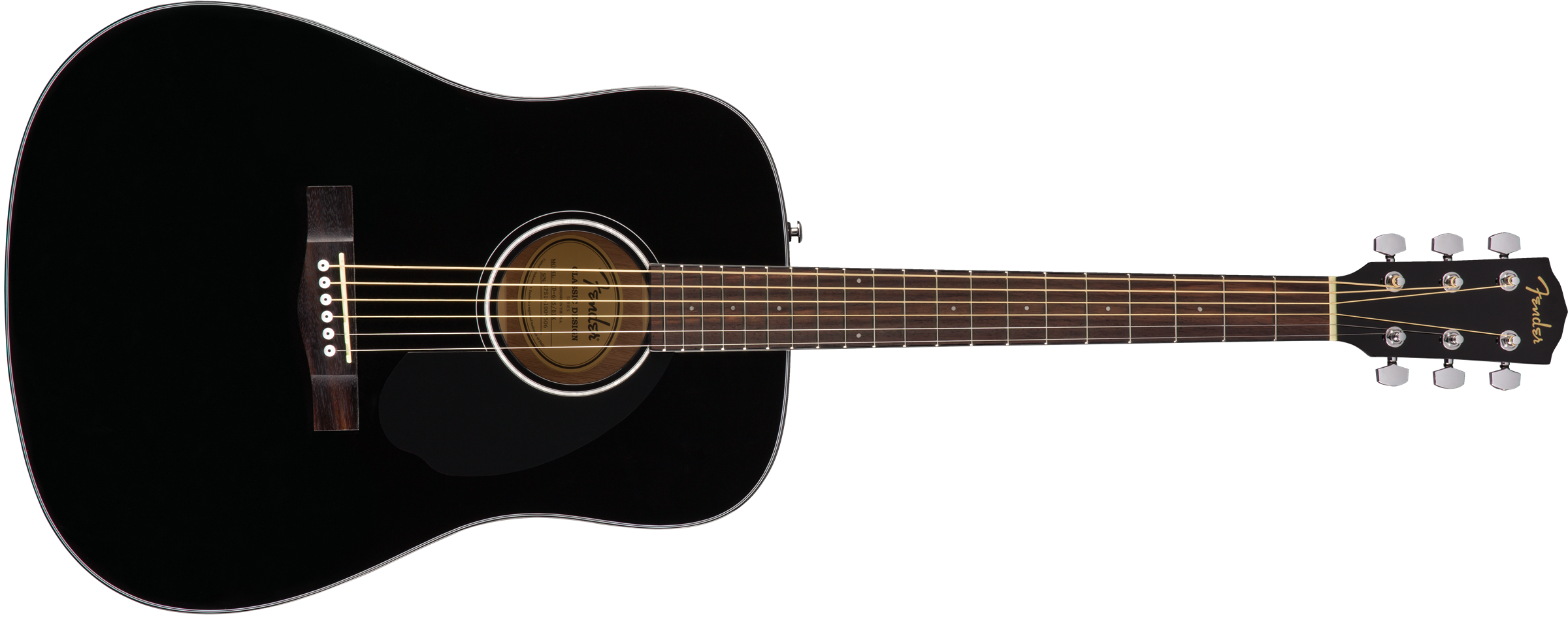 CD-60S Dreadnought, Walnut Fingerboard, Black