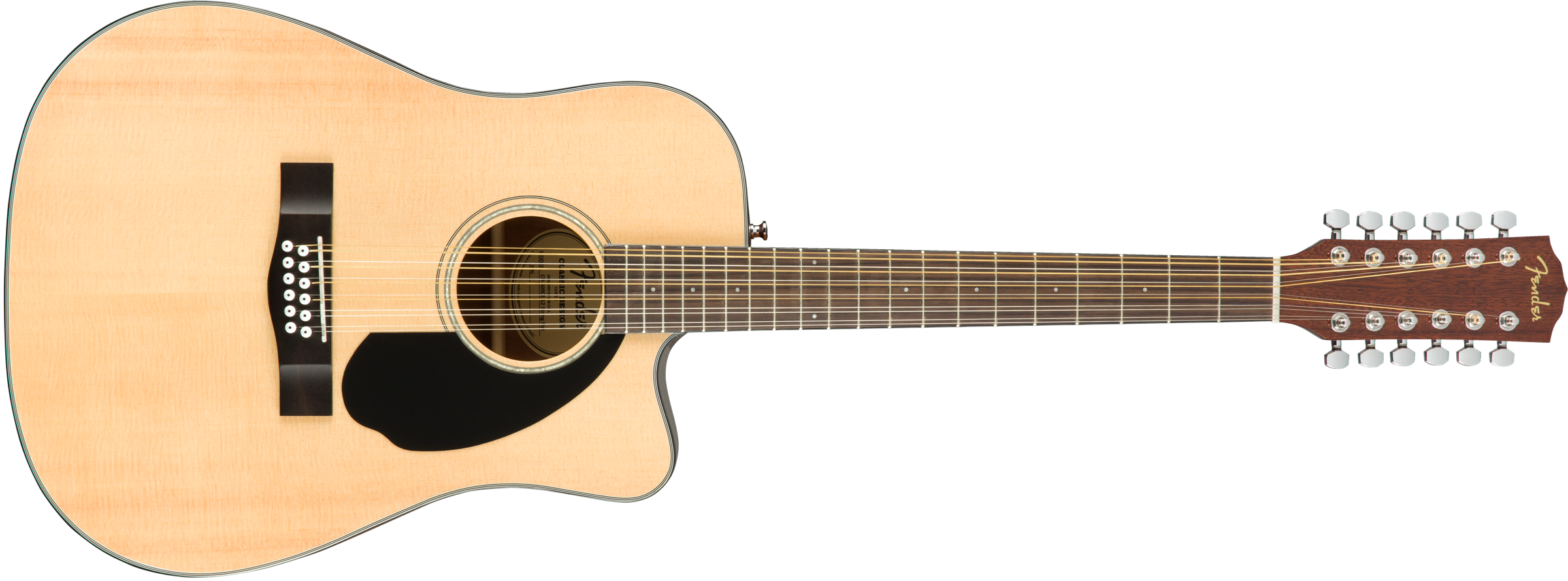 CD-60SCE Dreadnought 12-string, Walnut Fingerboard, Natural