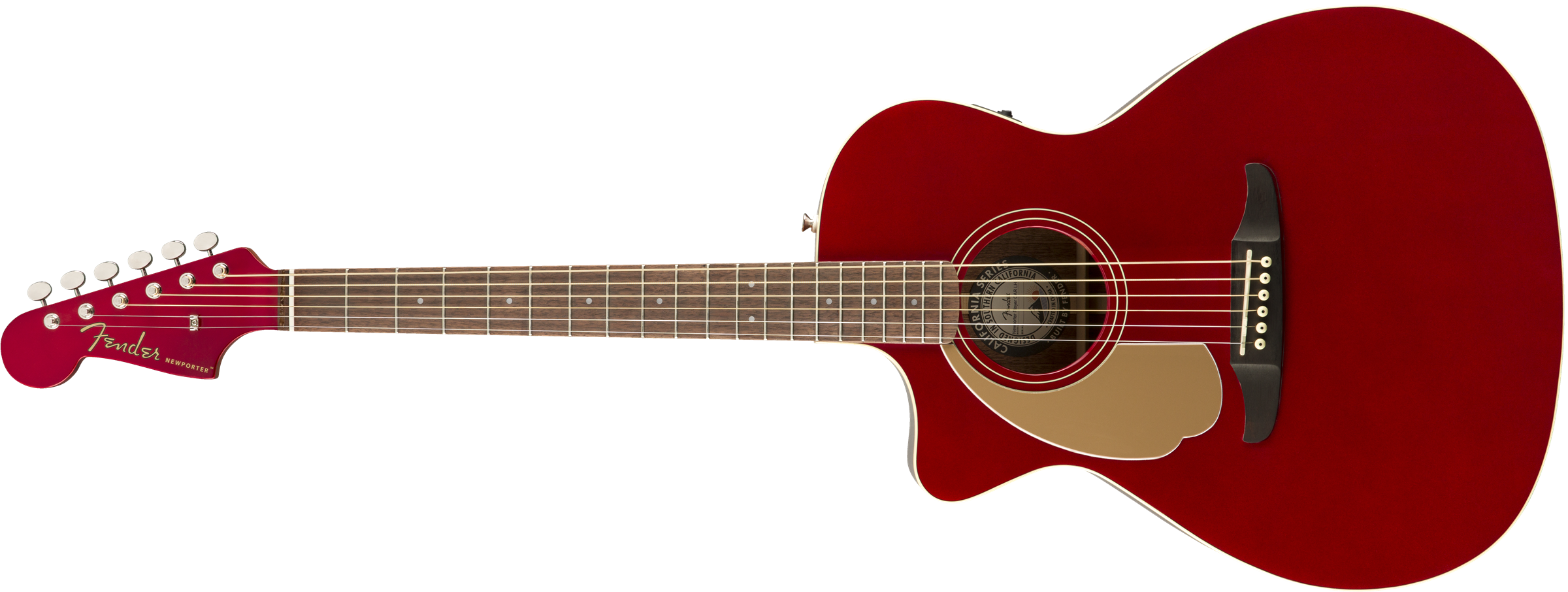 Newporter Player LH, Walnut Fingerboard, Candy Apple Red