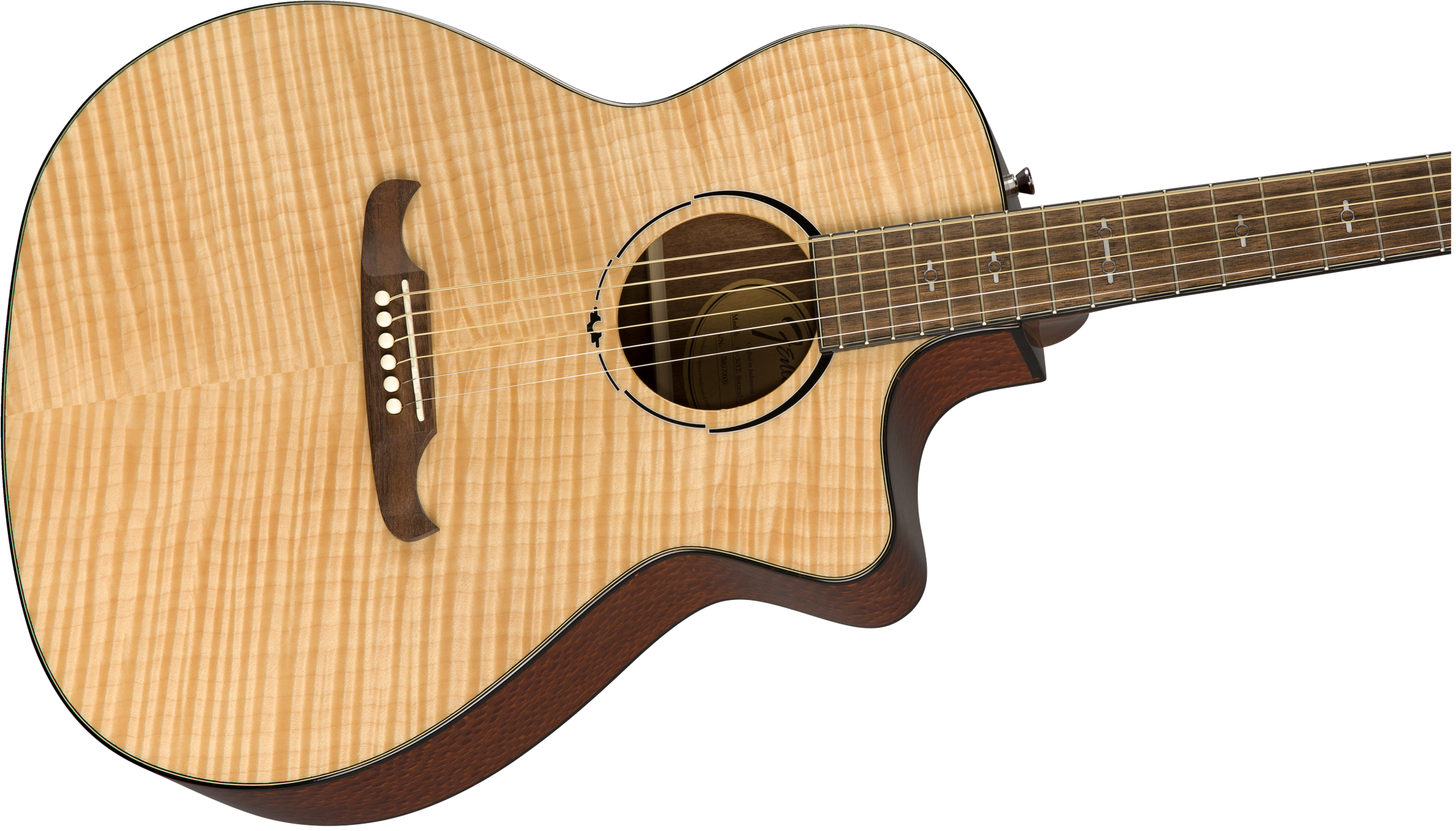 Fender FA-345CE Auditorium, Laurel Fingerboard, Natural