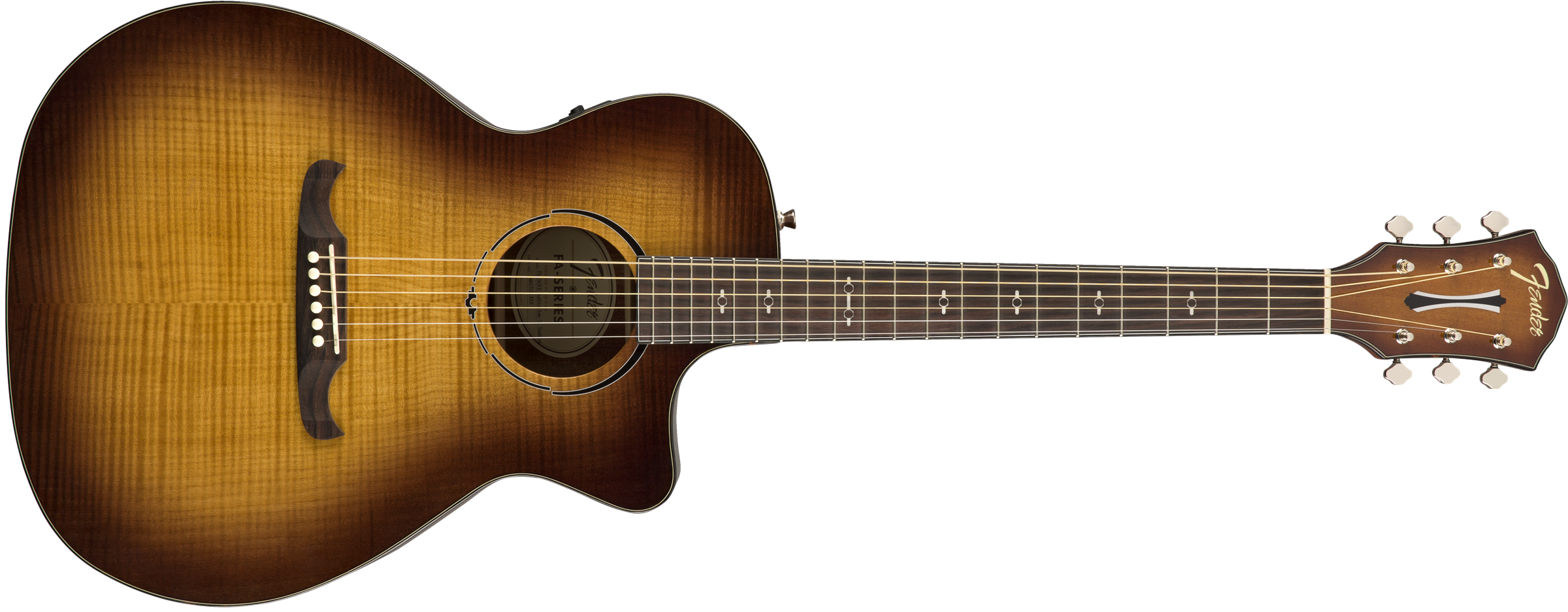 FA-345CE Auditorium, Laurel Fingerboard, 3-Tone Tea Burst