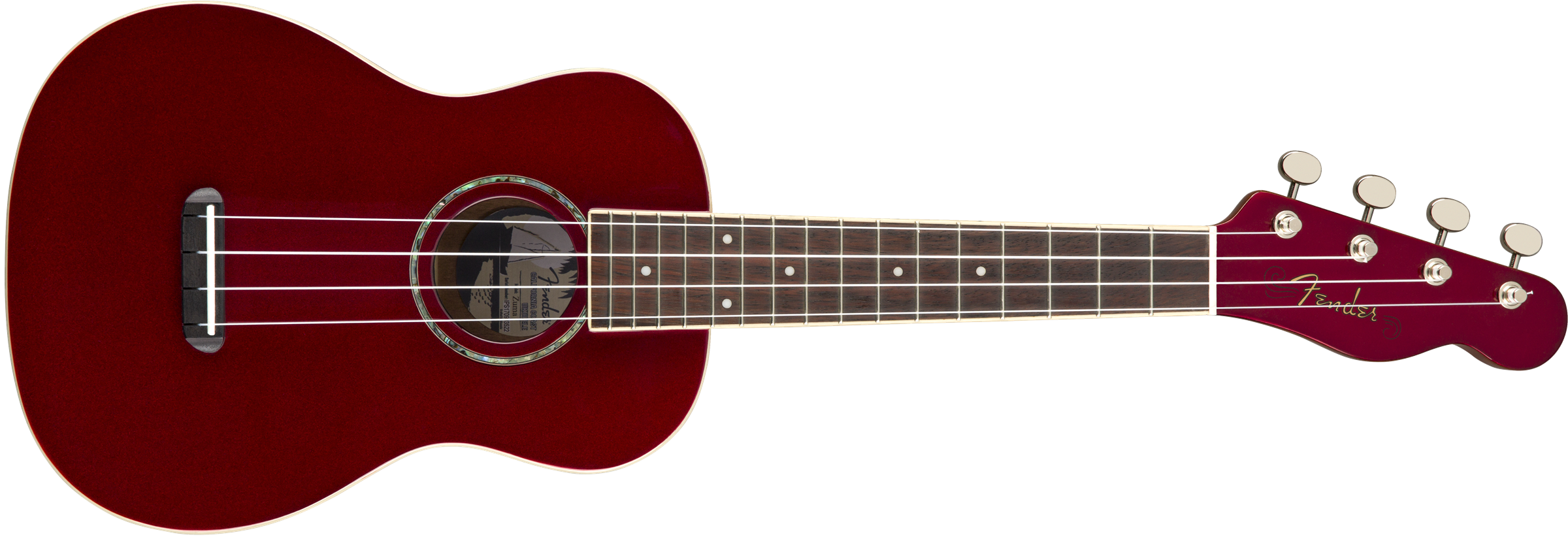 Zuma Classic Concert Uke, Walnut Fingerboard, Candy Apple Red