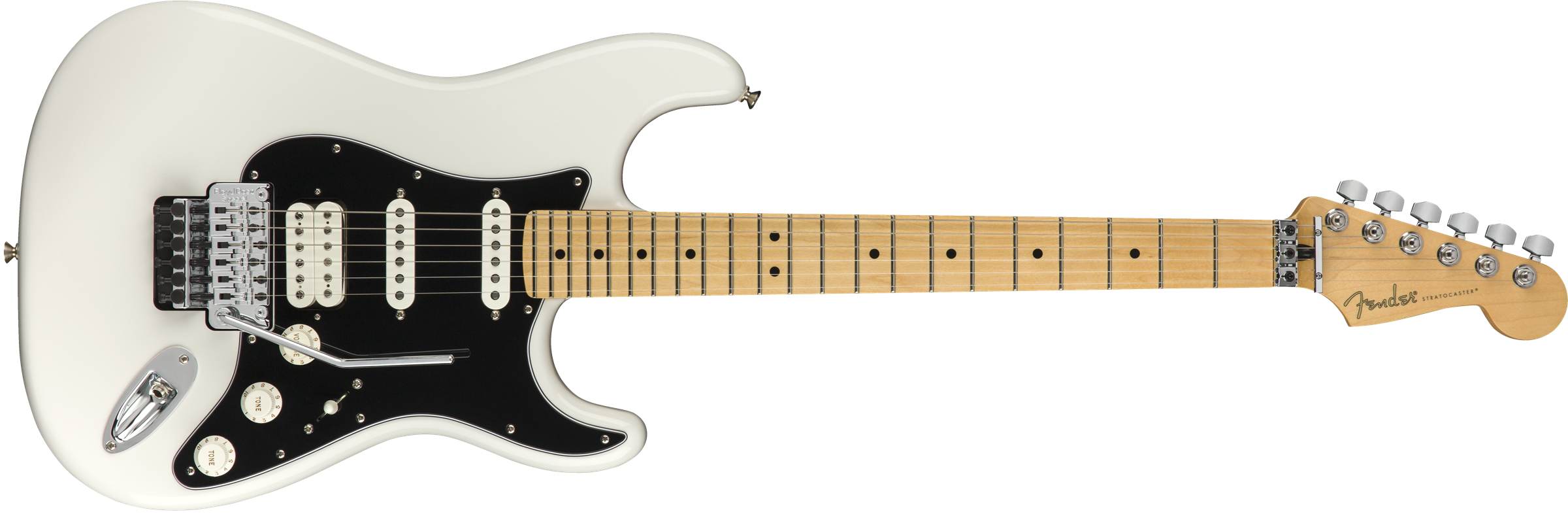 Player Stratocaster® with Floyd Rose®, Maple Fingerboard, Polar White