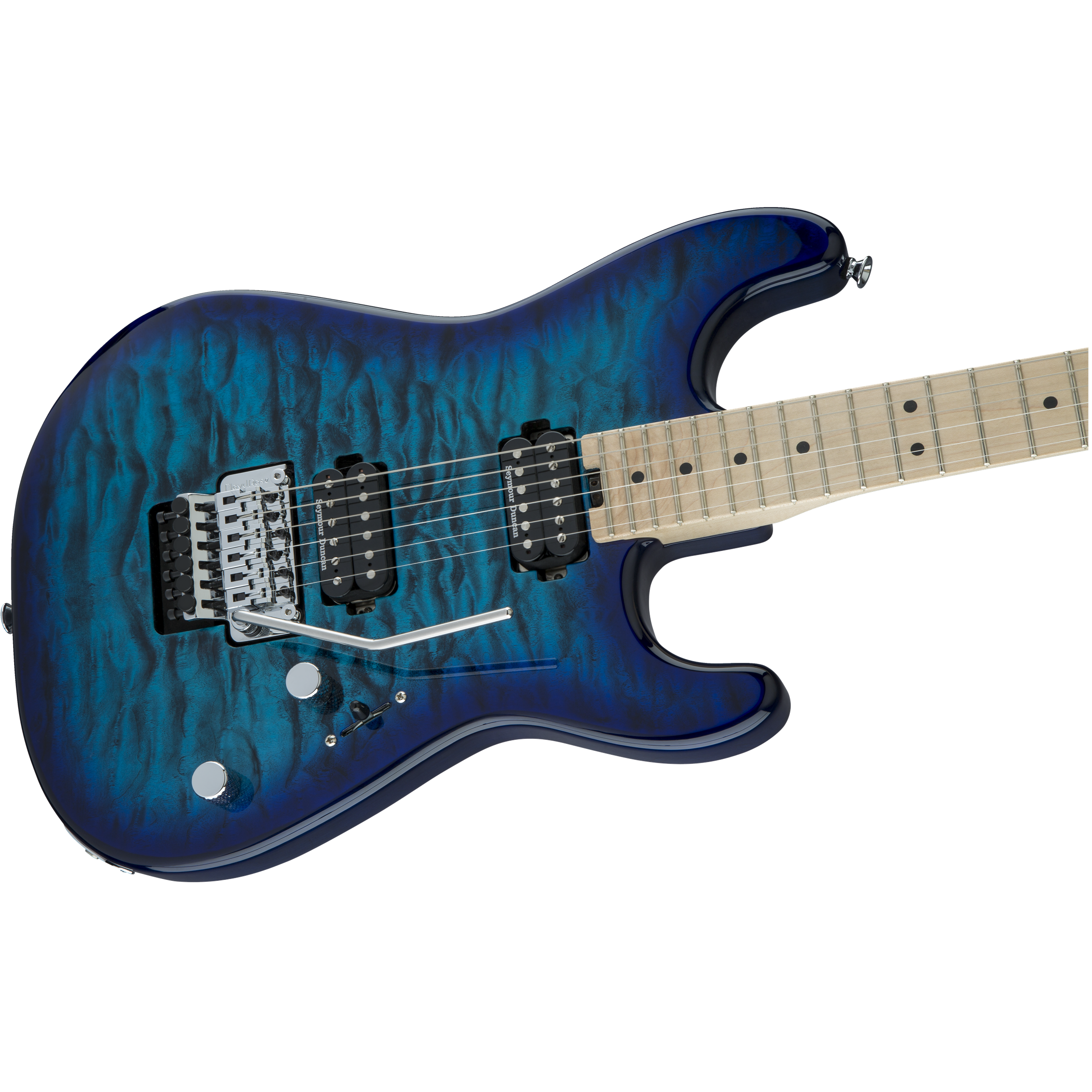 Charvel Pro-Mod San Dimas® Style 1 HH FR M QM, Maple Fingerboard, Chlorine Burst