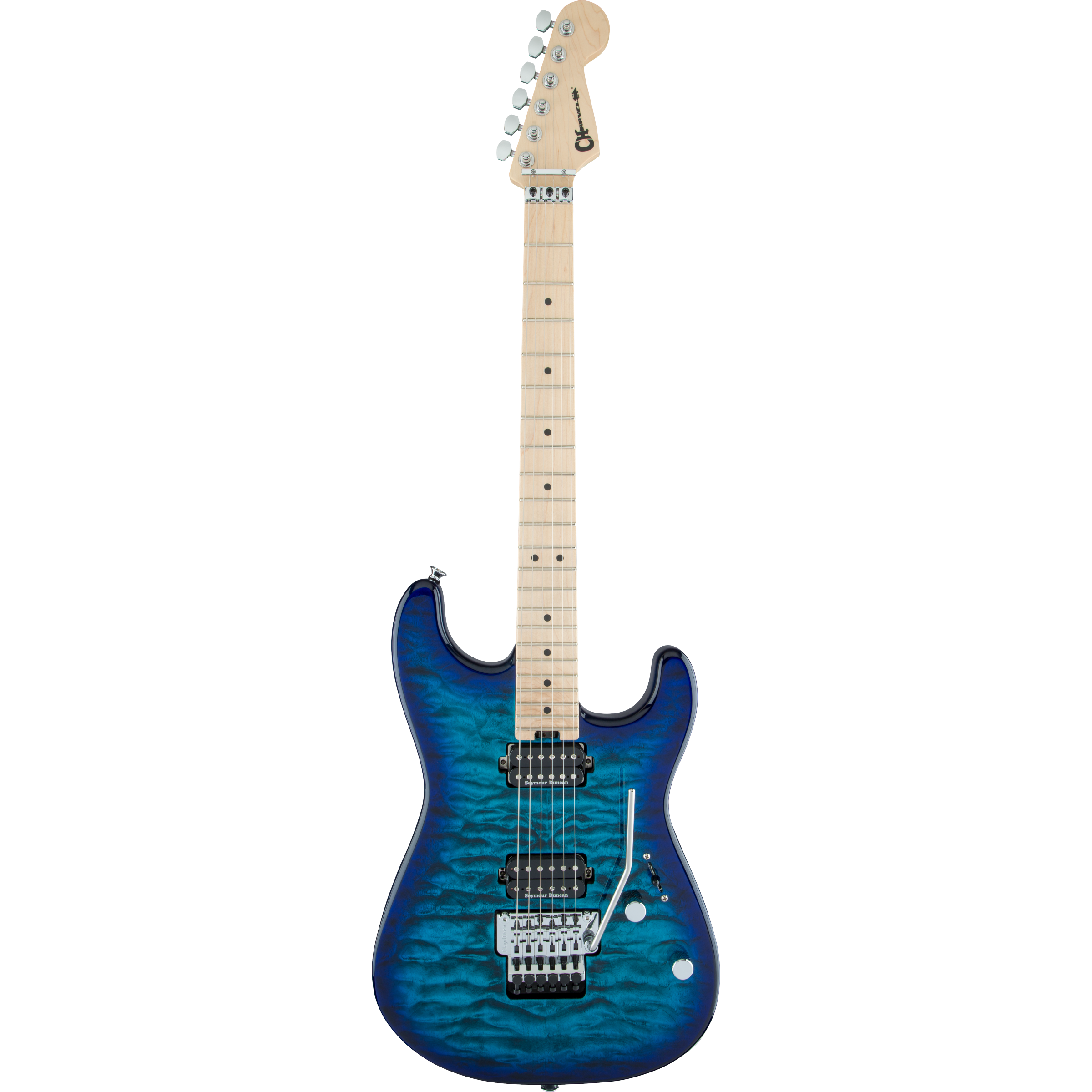 Charvel Pro-Mod San Dimas® Style 1 HH FR M QM, Maple Fingerboard, Chlorine Burst