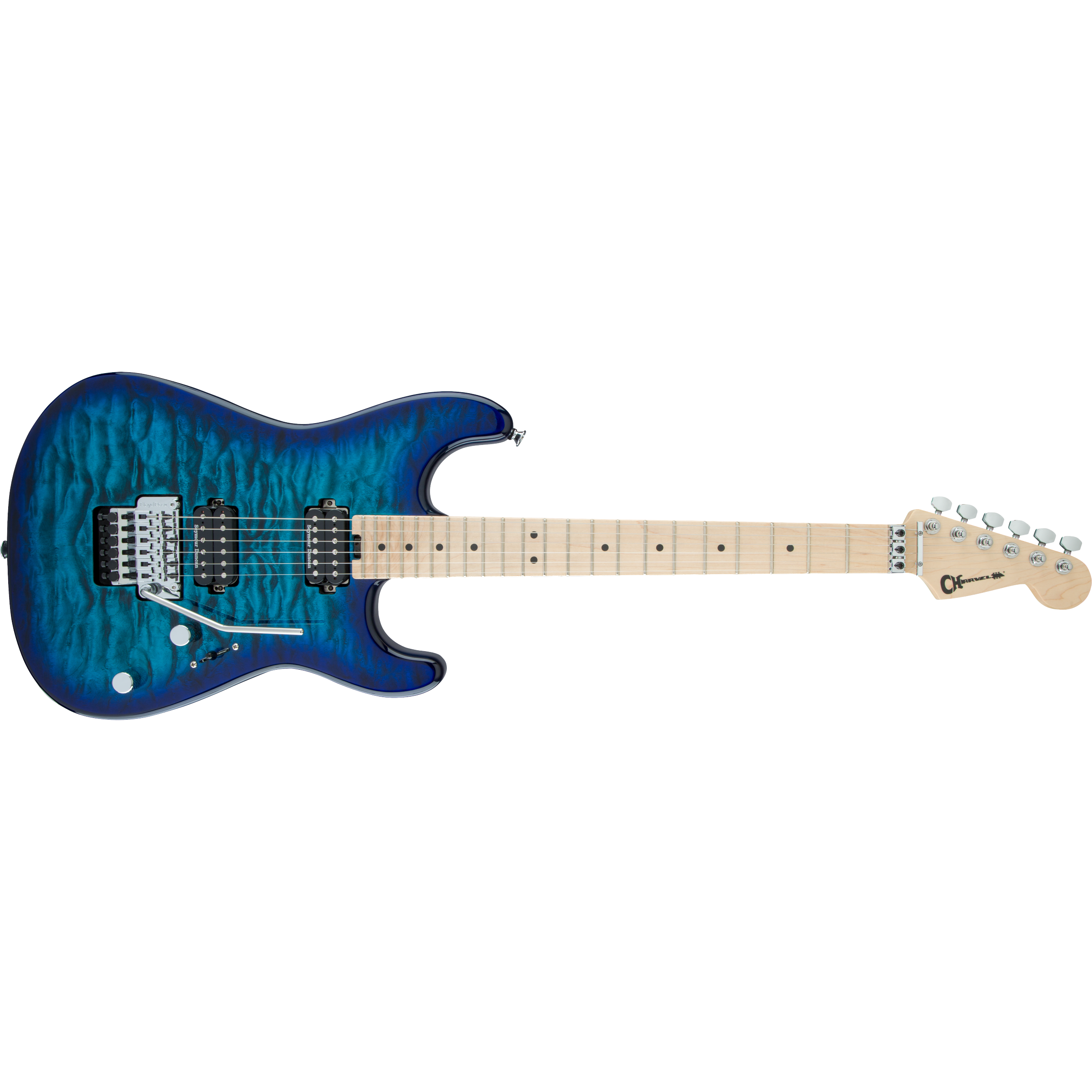 Charvel Pro-Mod San Dimas® Style 1 HH FR M QM, Maple Fingerboard, Chlorine Burst