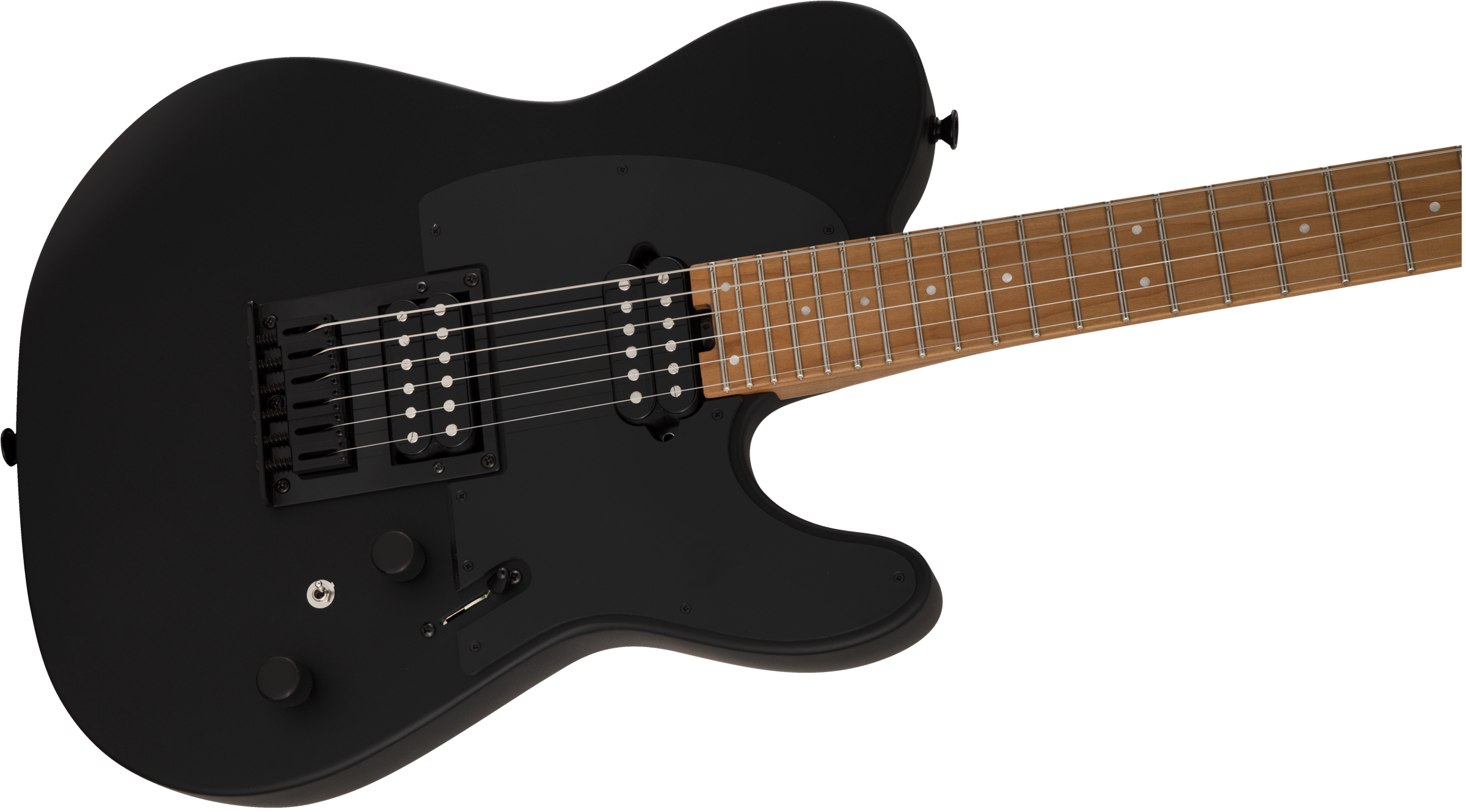 Charvel Pro-Mod So-Cal Style 2, Caramelized Maple, Satin Black