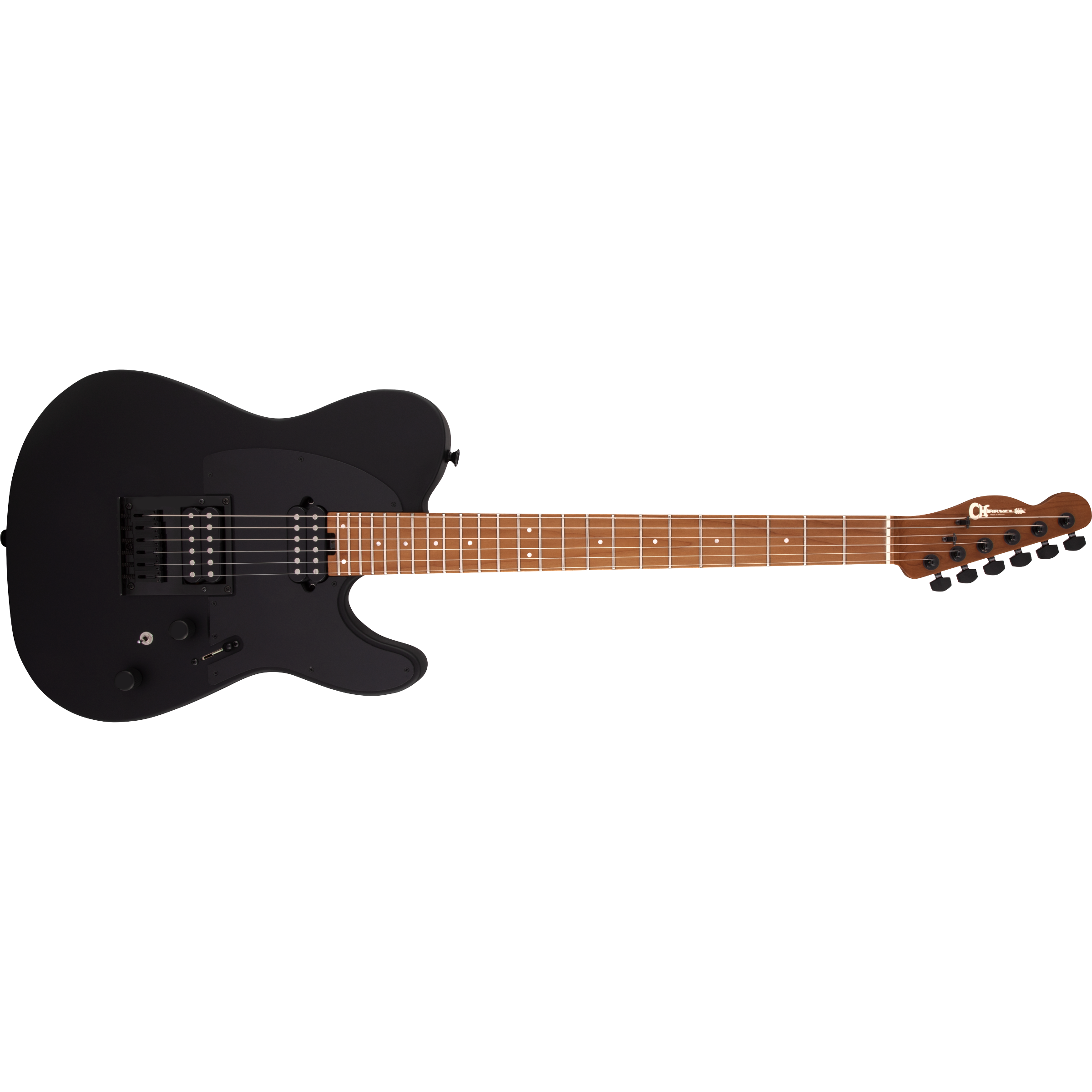 Charvel Pro-Mod So-Cal Style 2, Caramelized Maple, Satin Black