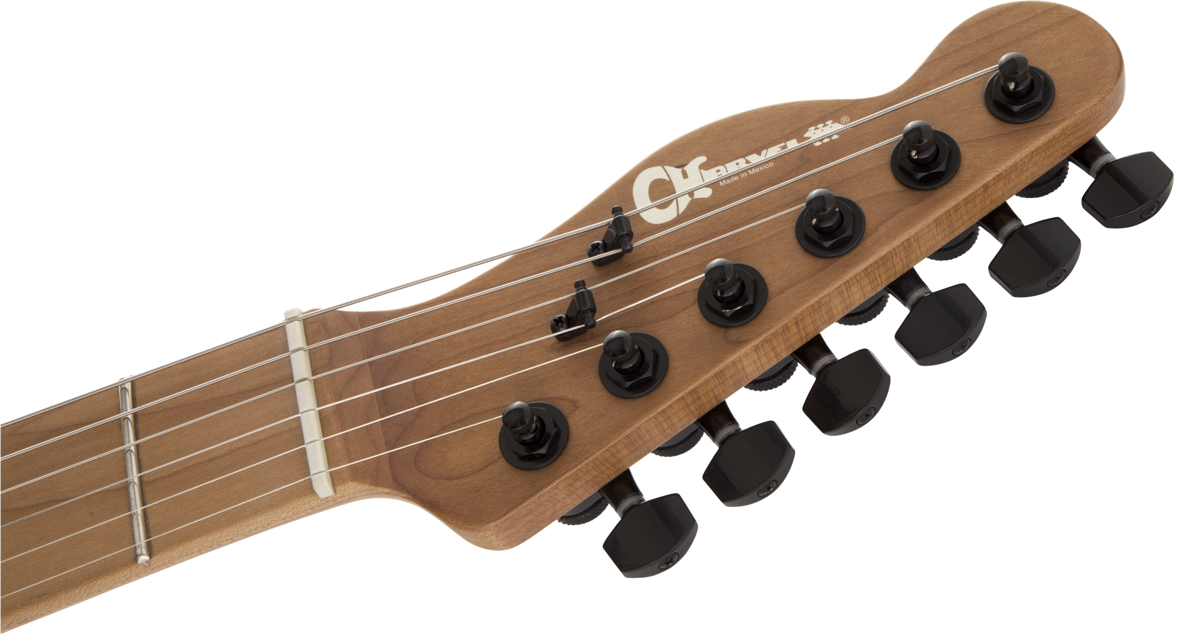 Charvel Pro-Mod So-Cal Style 2, Caramelized Maple, Satin Black