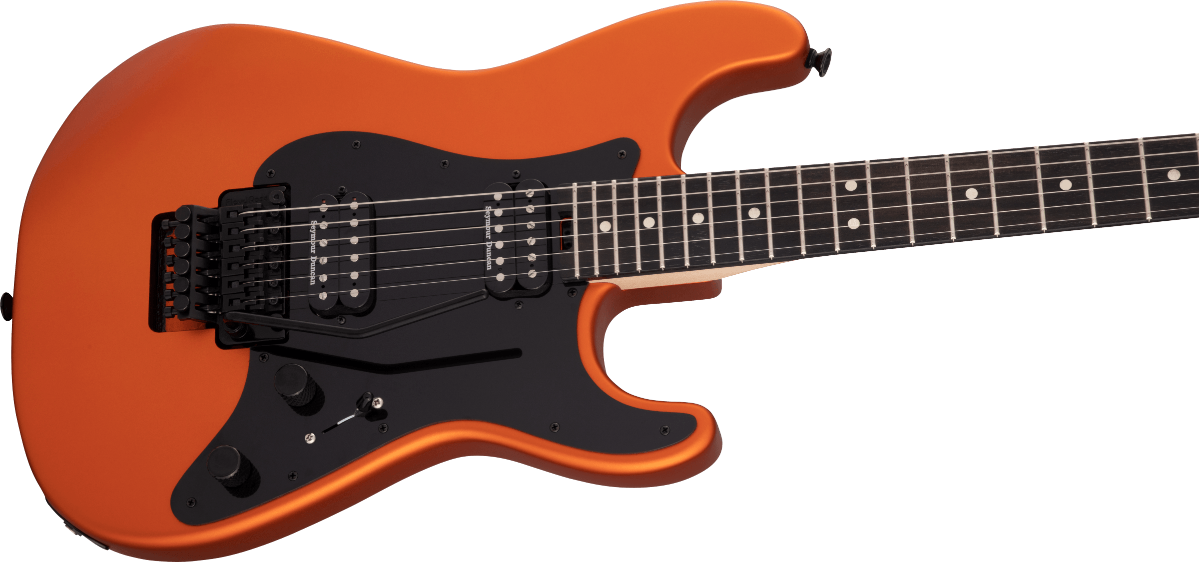 Charvel Pro-Mod So-Cal Style 1 Ebony Fingerboard, Satin Orange Blaze