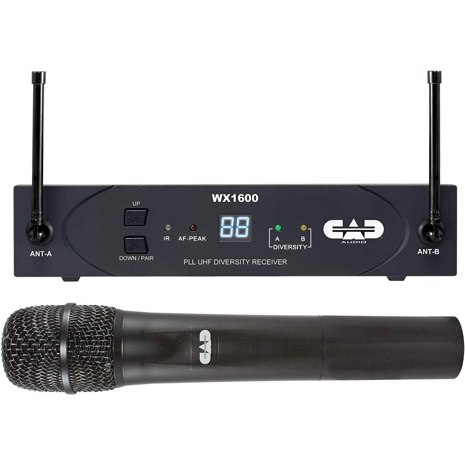 CAD WX1600 UHF Handheld Microphone System Wireless & Technology  CB Music Centre CAD