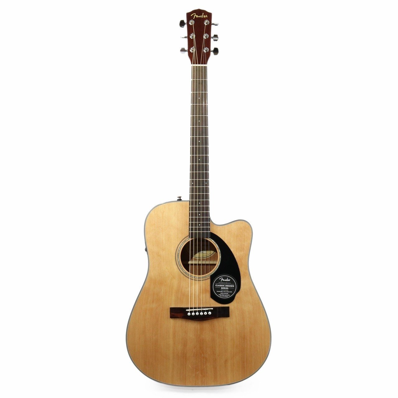 Fender Dreadnought CD-60SCE Acoustic/Electric - Natural Acoustic Guitars  CB Music Centre Fender